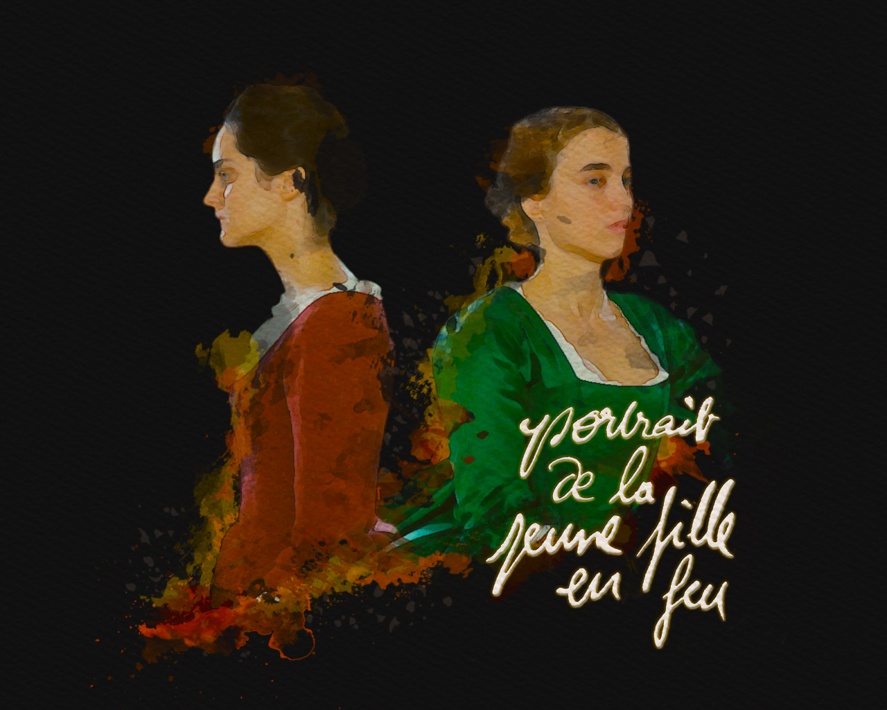 Retrato de una mujer en llamas